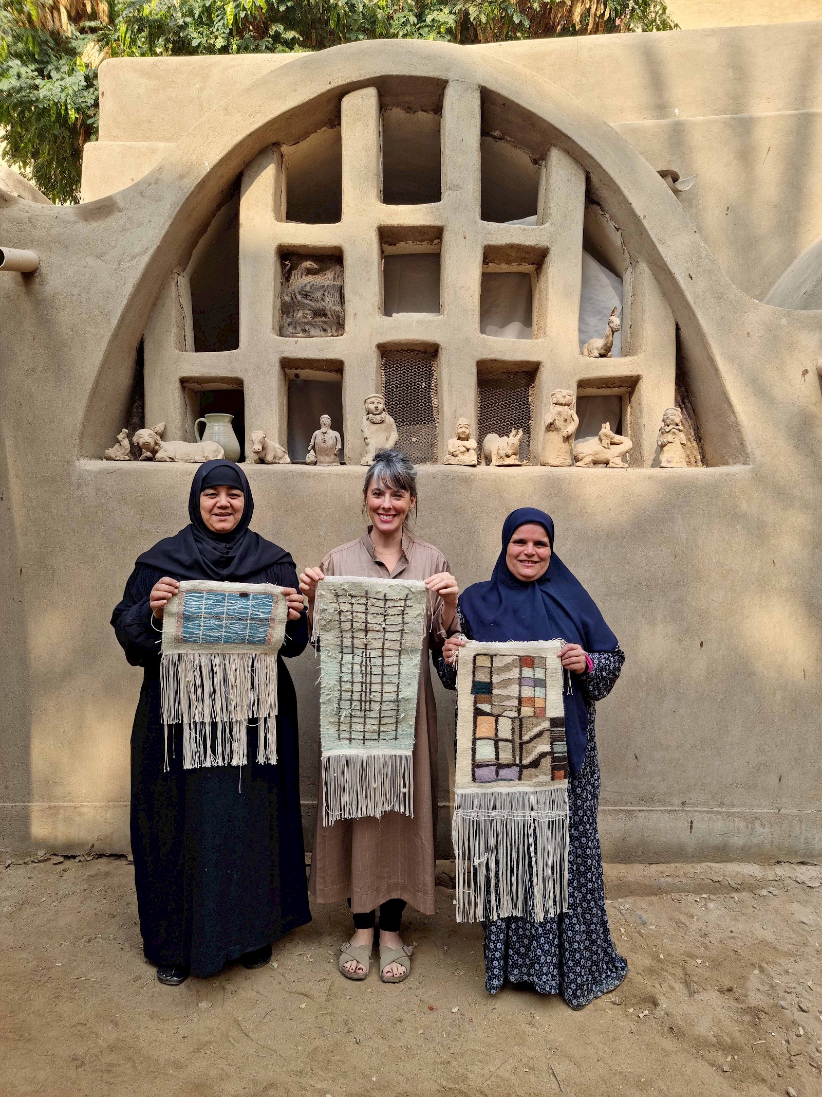 Image - @Ramses Wissa Wassef Art Center with my teachers Sabra & Mona